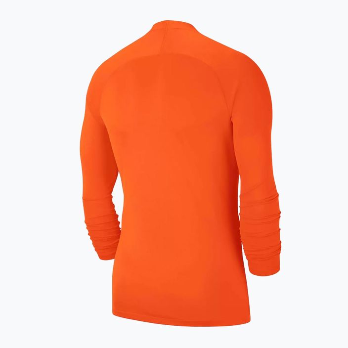 Nike Dri-FIT Park First Layer safety orange/white children's thermal longsleeve 2