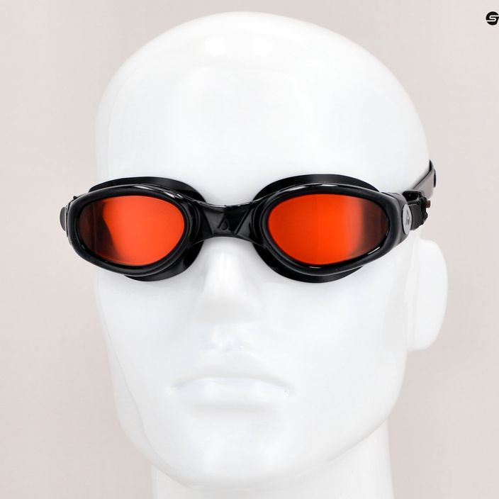 Aquasphere Kaiman black/black/amber swimming goggles EP3000101LA 7