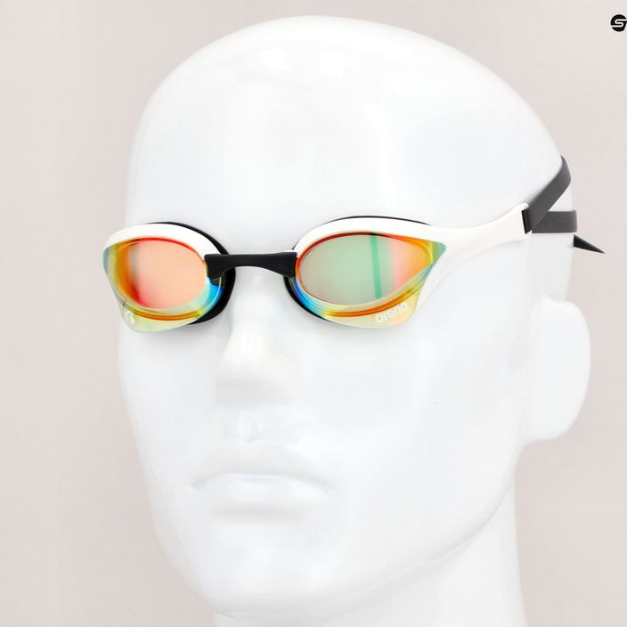 Arena swimming goggles Cobra Ultra Swipe Mirror yellow copper/white 002507/310 9