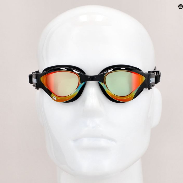 Arena swimming goggles Cobra Tri Swipe Mirror yellow copper/black 002508/355 10