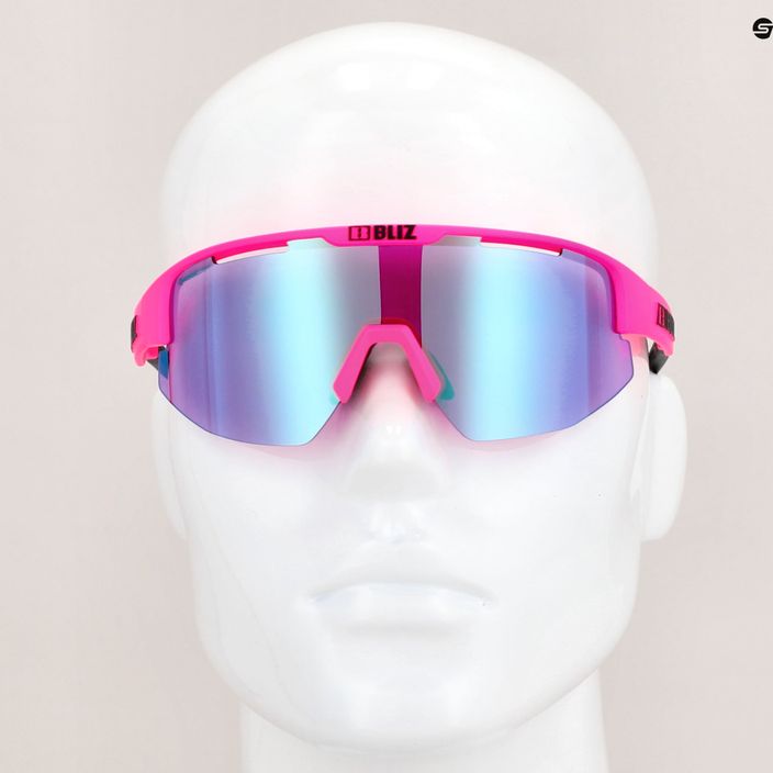 Bliz Matrix Nano Optics Nordic Light pink/begonia/violet blue multi 52104-44N cycling glasses 11