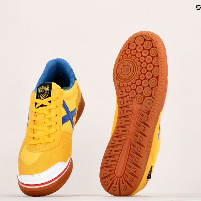 MUNICH Gresca yellow football boots 16