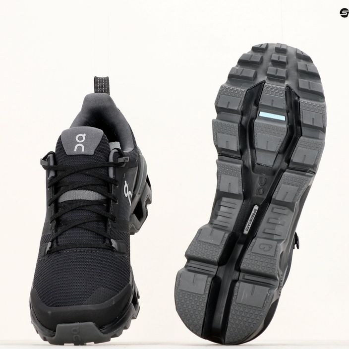 Women's trekking boots On Cloudwander Waterproof black 7398602 12