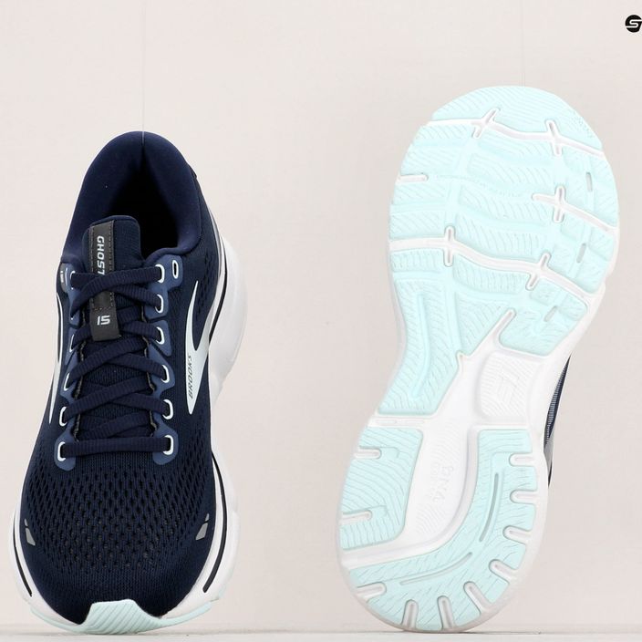 Brooks Ghost 15 women's running shoes navy blue 1203801B450 11