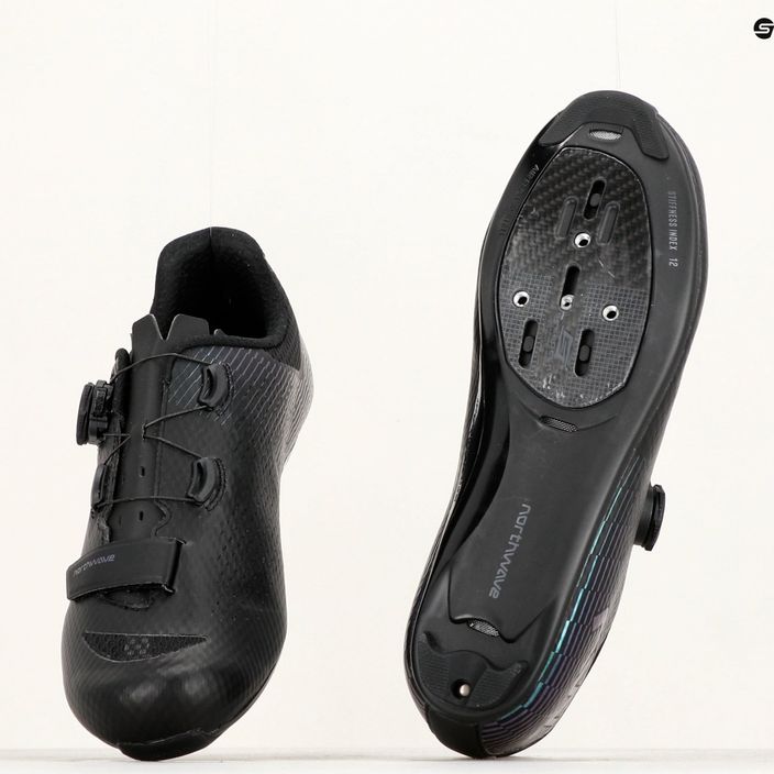 Northwave men's Storm Carbon 2 road shoes black 80221013 14