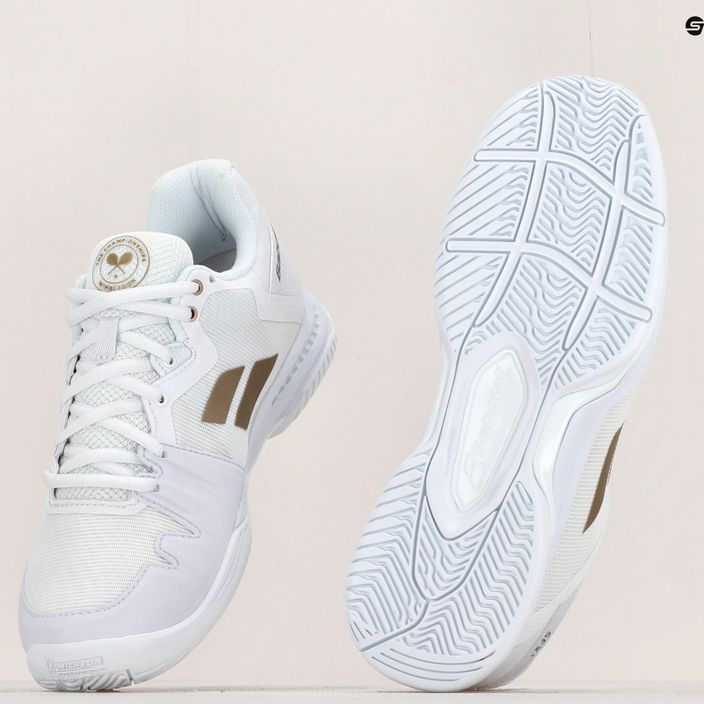 Babolat women's tennis shoes SFX3 All Court Wimbledon white 31S23885 17