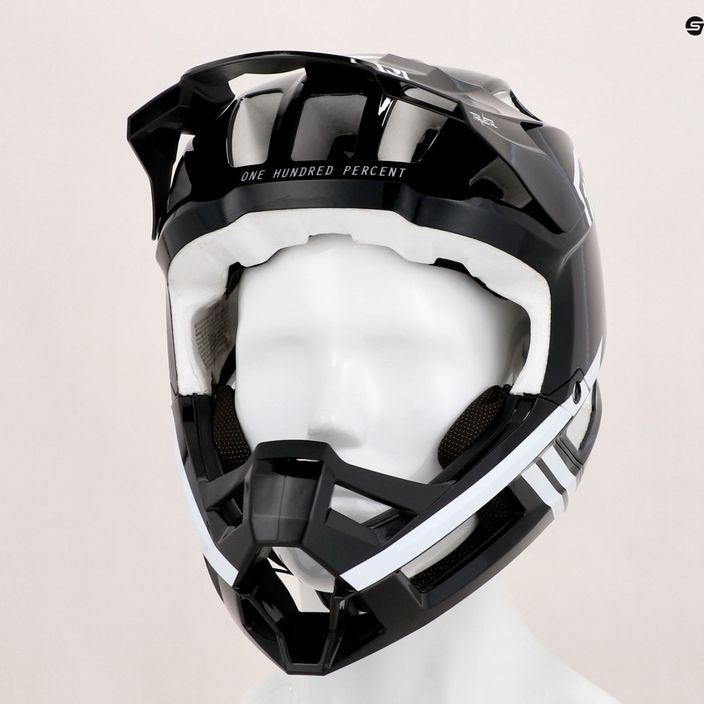 Men's bike helmet 100% Trajecta black Helmet 100% Trajecta 7