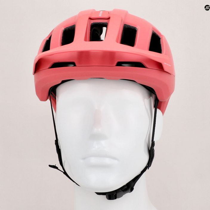 Bicycle helmet POC Axion Race MIPS ammolite coral/uranium black matt 7