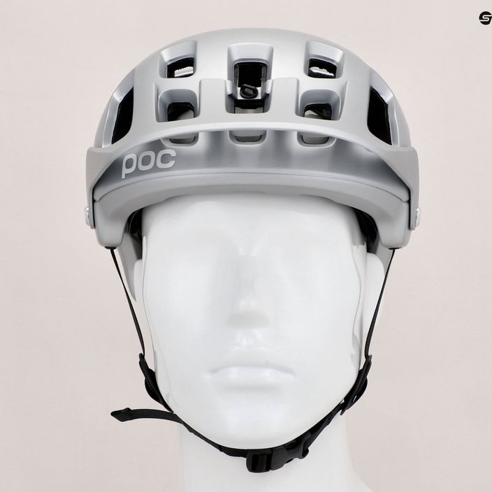 Bicycle helmet POC Tectal argentite silver matt 8