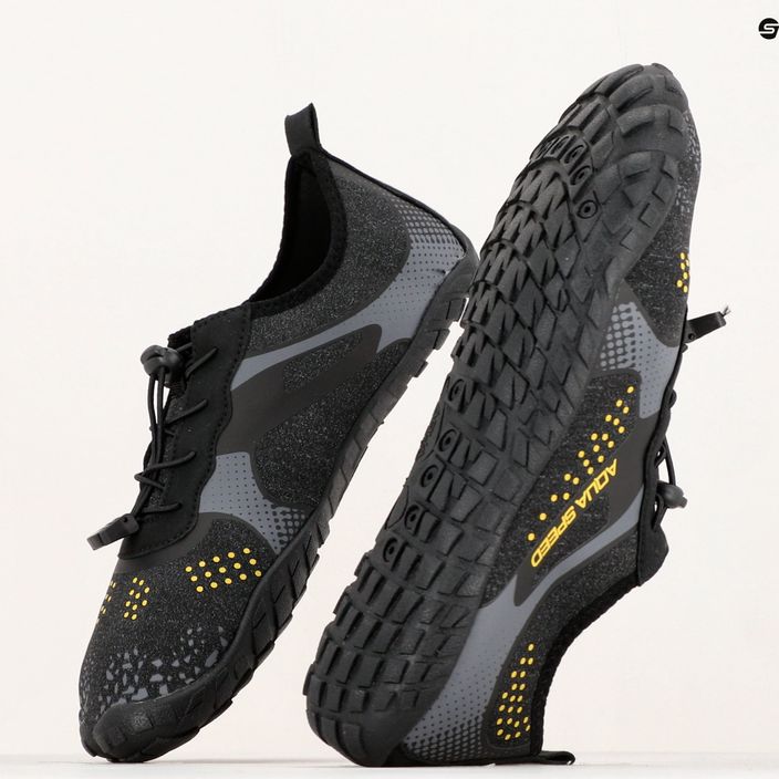 AQUA-SPEED Nautilus water shoes black-grey 637 17