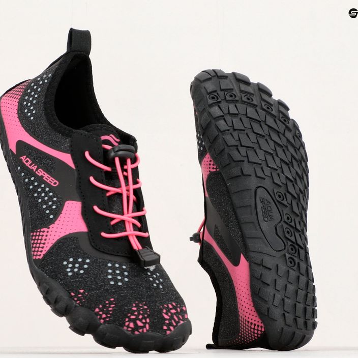 Women's water shoes AQUA-SPEED Nautilus black-pink 637 17