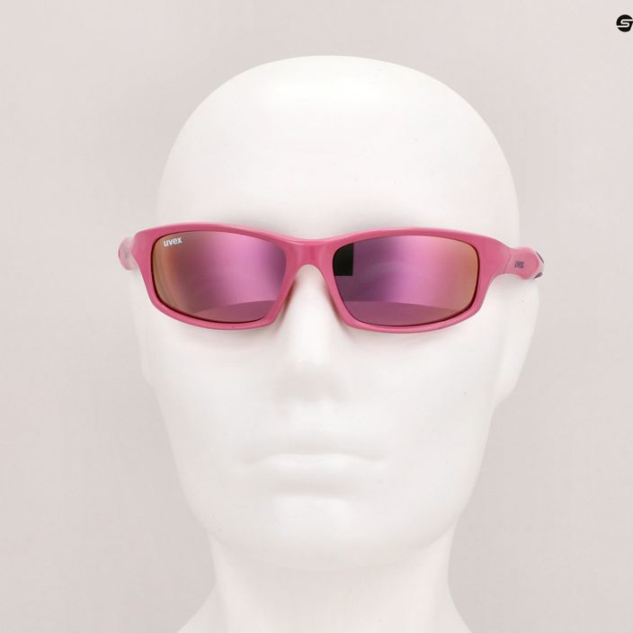 UVEX children's sunglasses Sportstyle 507 pink purple/mirror pink 53/3/866/6616 11