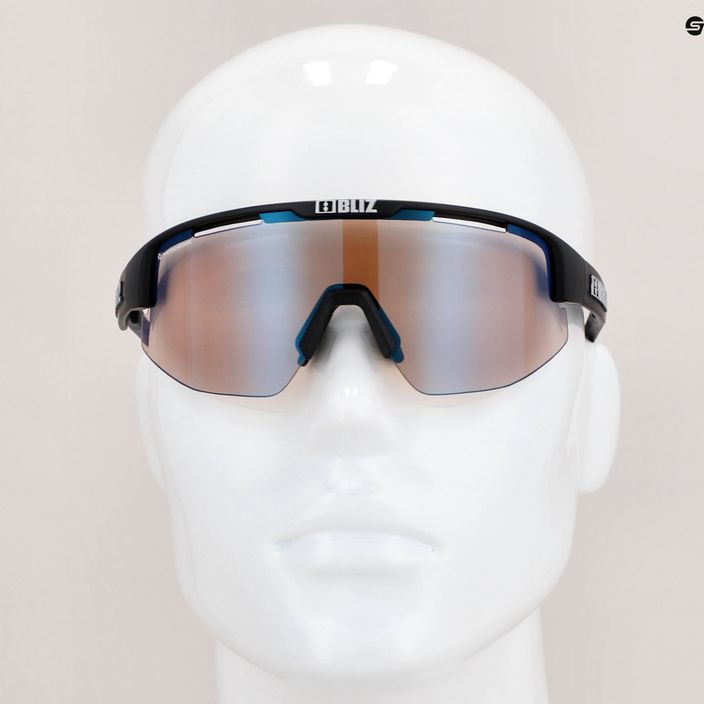 Bliz Matrix Nano Optics Photochromic S1-S3 matt black / brown blue multi 52104-13P cycling glasses 7