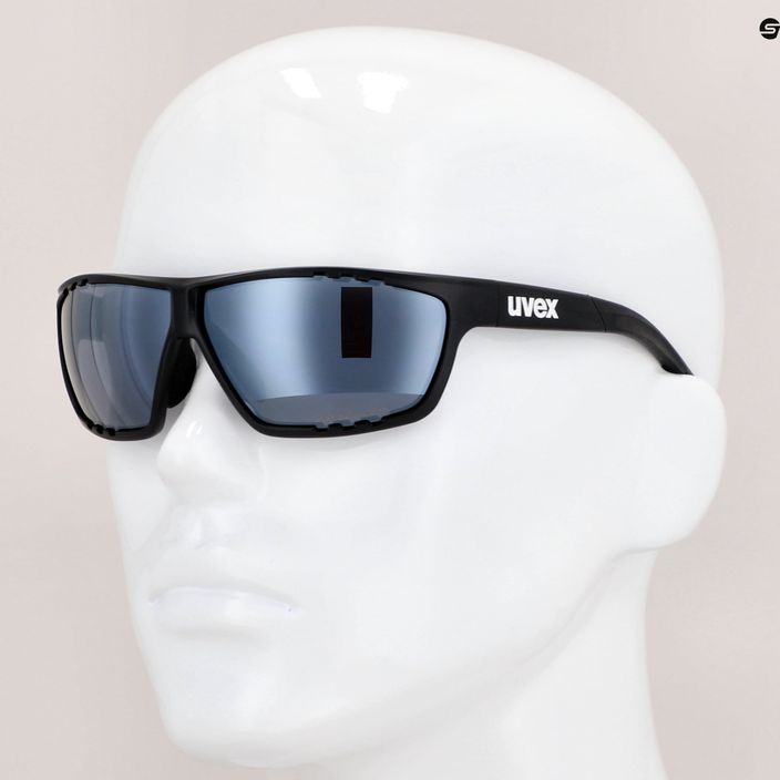 UVEX Sportstyle 706 CV black mat/litemirror silver sunglasses 53/2/018/2290 11