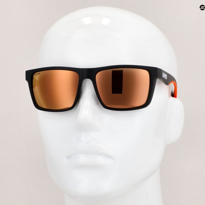 Uvex Lgl 50 CV black mat/mirror champagne sunglasses 53/3/008/2297 11