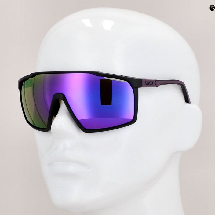 UVEX Mtn Perform black purple mat/mirror purple sunglasses 53/3/039/2116 11