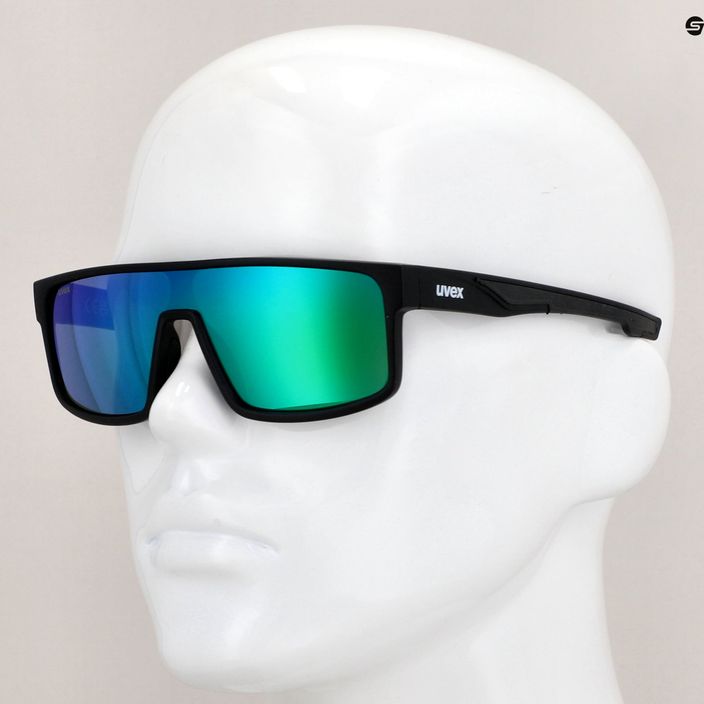 UVEX sunglasses LGL 51 black matt/mirror green 53/3/025/2215 11