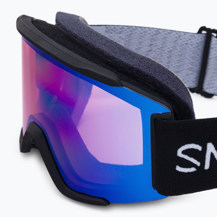 Smith Squad S black/chromapop photochromic rose flash ski goggles M00764 5