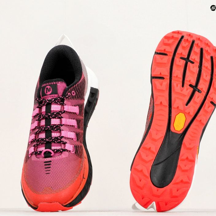 Women's running shoes Merrell Agility Peak 4 pink-orange J067524 13