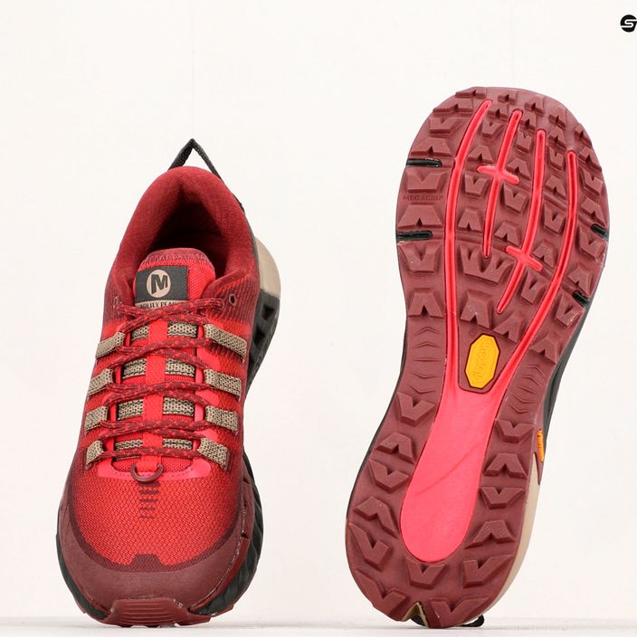 Merrell Agility Peak 4 red men's running shoes J066925 17