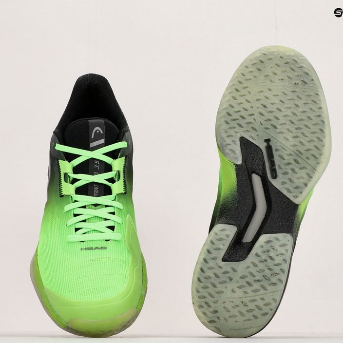 HEAD men's tennis shoes Sprint Pro 3.5 Indoor green/black 273812 14