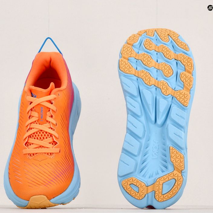 Women's running shoes HOKA Rincon 3 orange 1119396-MOCY 17