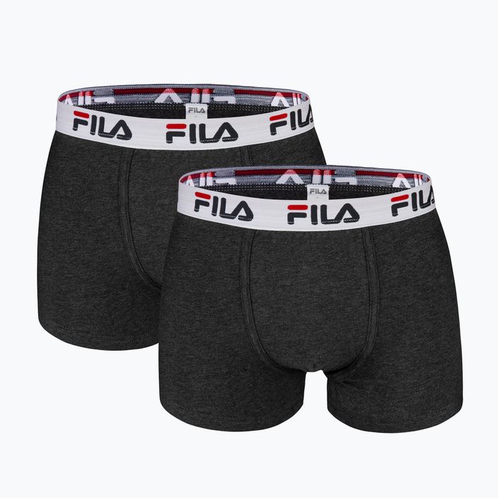 Men's boxer shorts FILA FU5016/2 anthracite melange 5