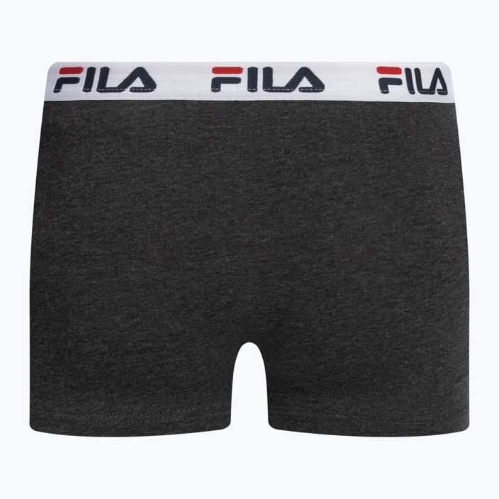 Men's boxer shorts FILA FU5016/2 anthracite melange 3