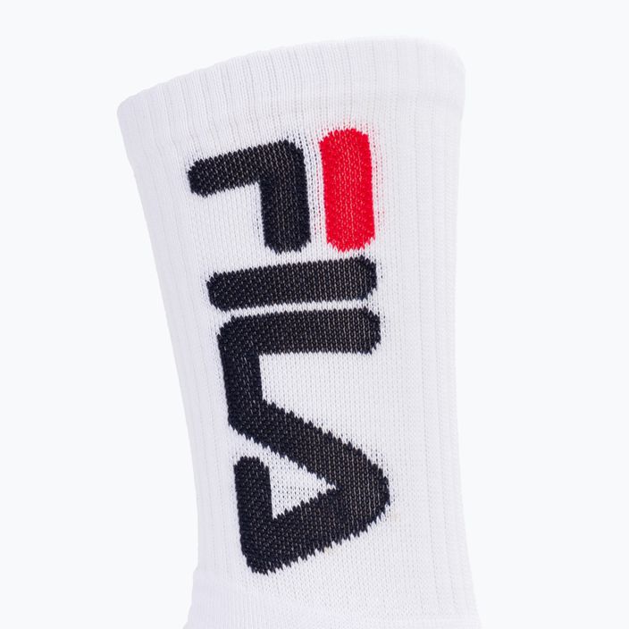 FILA Unisex Tennis Socks 2 pack white 4