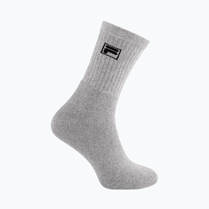 Men's tennis socks FILA F9000 grey 5