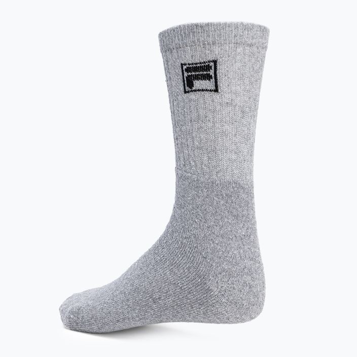 Men's tennis socks FILA F9000 grey 3