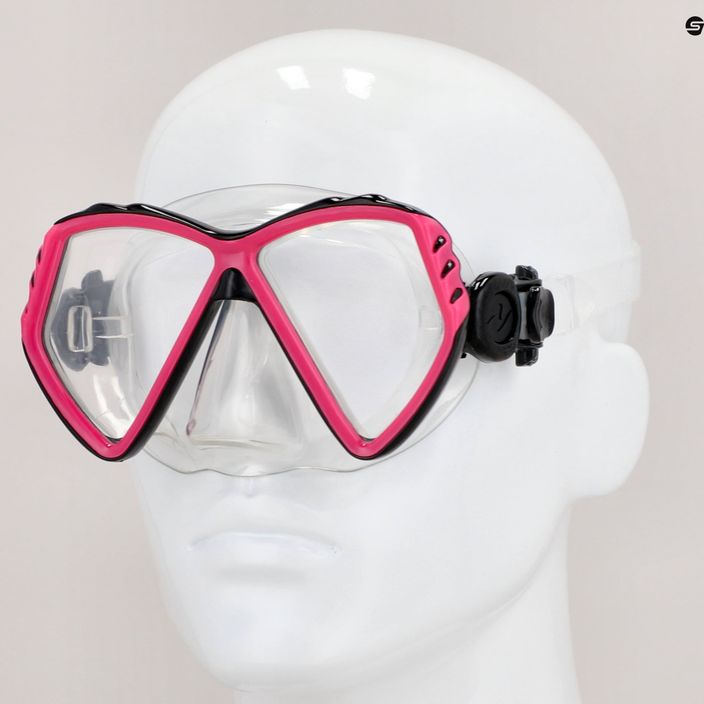 Aqualung Cub transparent/pink junior diving mask MS5530002 8