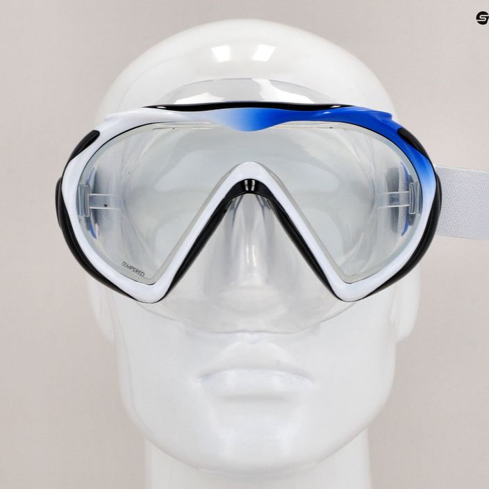 Aqualung Compass white/brick diving mask MS5380963 3