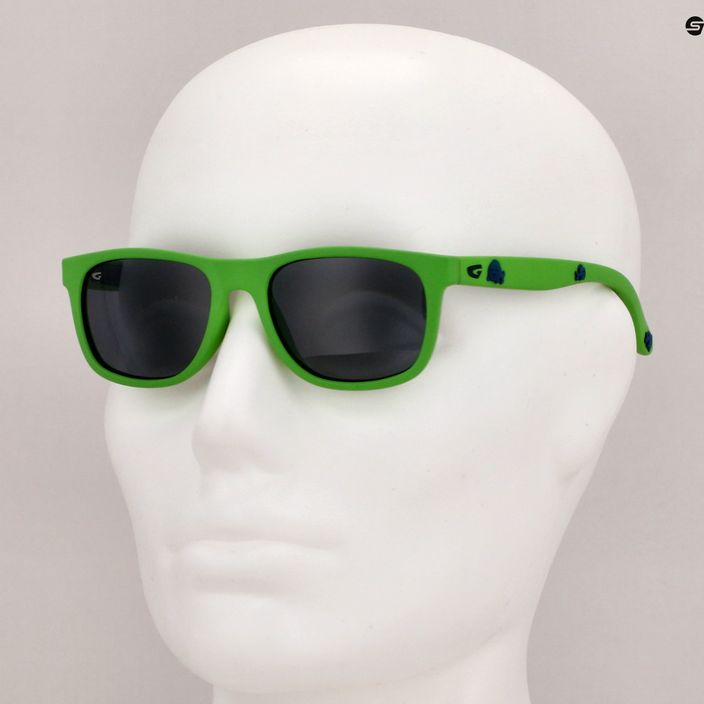 GOG Alice junior matt neon green / blue / smoke E961-2P children's sunglasses 10