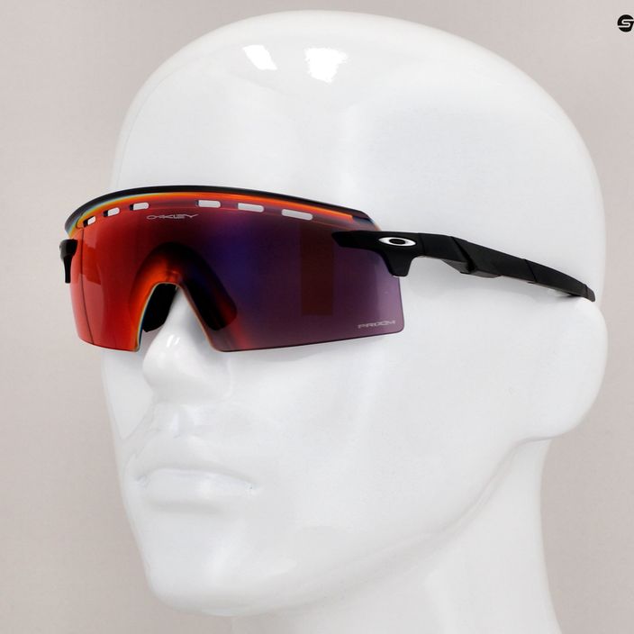 Oakley Encoder Strike Vented matte black/prizm road cycling glasses 0OO9235 14