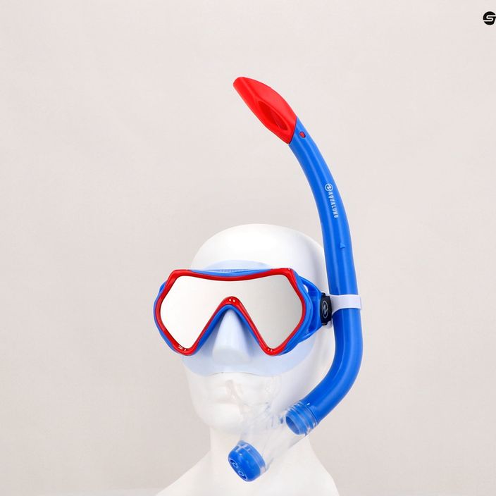 Aqualung Hero children's snorkel kit white and blue SV1160940 16