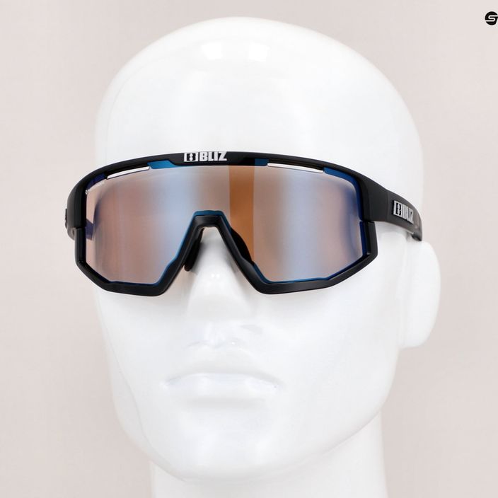 Bliz Fusion Nano Optics Photochromic matt black/brown blue multi 52105-13P cycling glasses 7