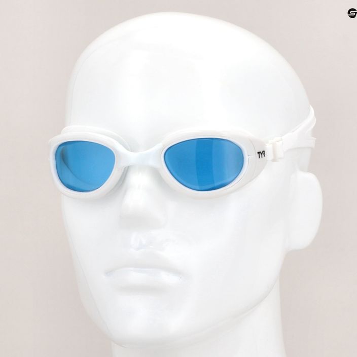 TYR Special Ops 2.0 Polarized Non-Mirrored white/blue swim goggles LGSPL2P_100 8