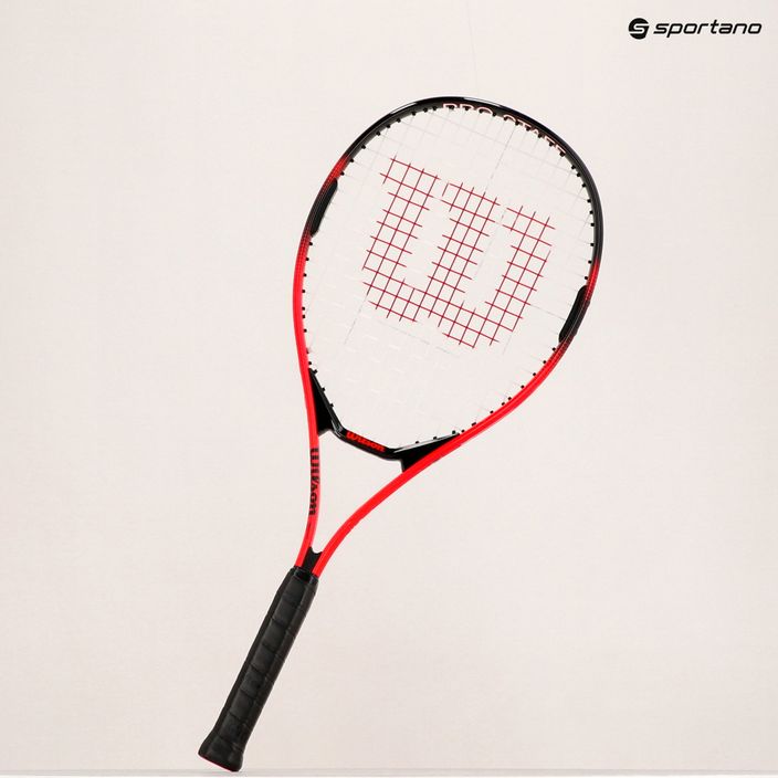 Wilson Pro Staff Precision 25 red/black children's tennis racket WR117910H 17