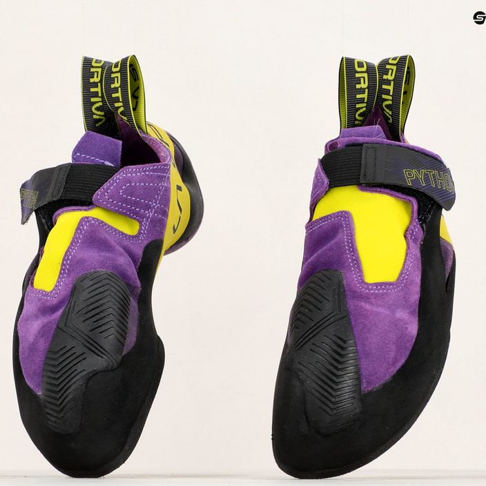 La Sportiva Python men's climbing shoe black and purple 20V500729 18