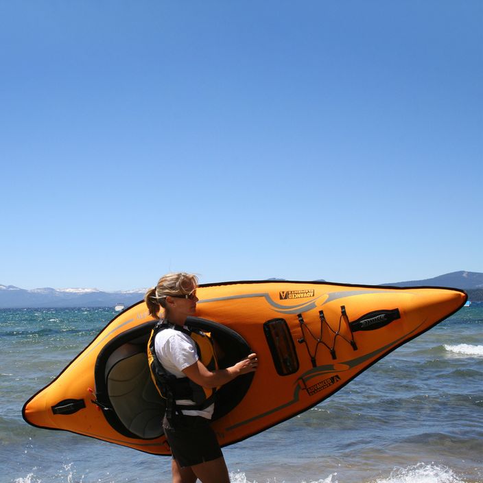 Advanced Elements Lagoon 1 TM orange AE1031-O inflatable 1-person kayak 3