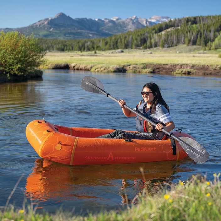 Advanced Elements Packlite+ PackRaft orange 1-person pontoon AE3037 6