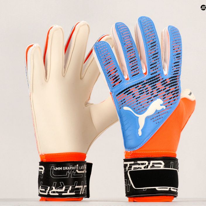PUMA goalkeeper glove Ultra Grip 2 RC ultra orange/blue glimmer 6
