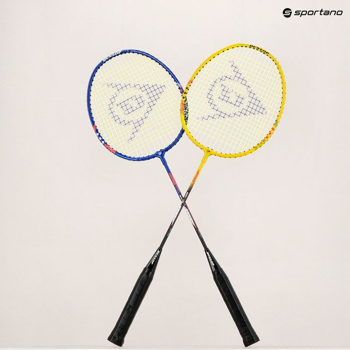 Dunlop Nitro-Star SSX 1.0 badminton set blue/yellow 13015319 8