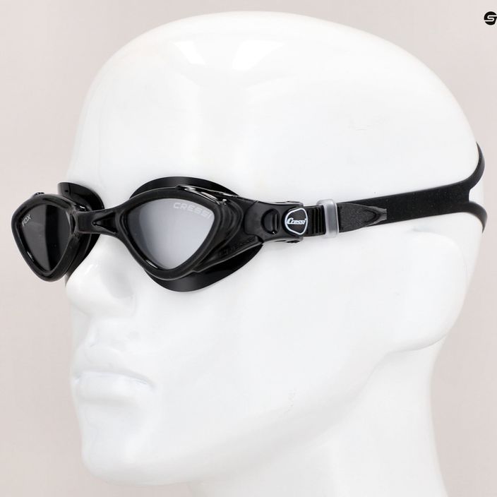 Cressi Fox black swim goggles DE202150 7