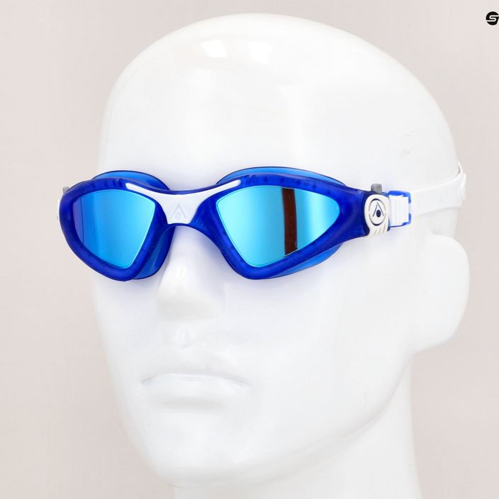 Aquasphere Kayenne blue/white/mirror blue swim goggles EP2964409LMB 11