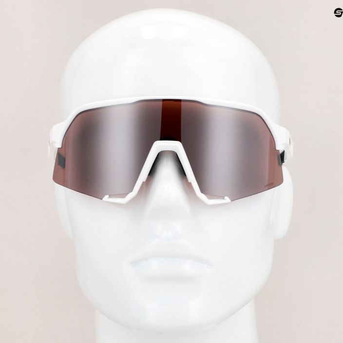 Cycling goggles 100% S3 Mirror Lens matte white/hyper silver STO-61034-404-02 8