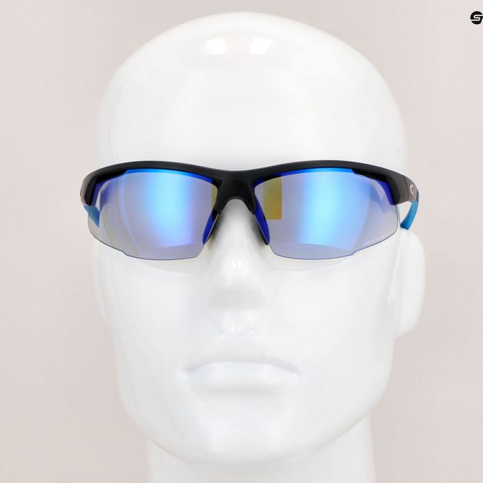 GOG Falcon C matt black/blue/polychromatic blue cycling glasses E668-1 7