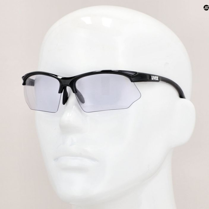 UVEX Sportstyle 802 V black/variomatic smoke cycling glasses S5308722201 7