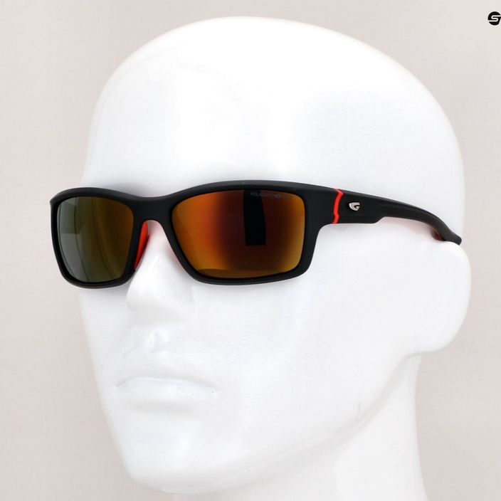 GOG Alpha matt black/red/red mirror sunglasses E206-3P 7